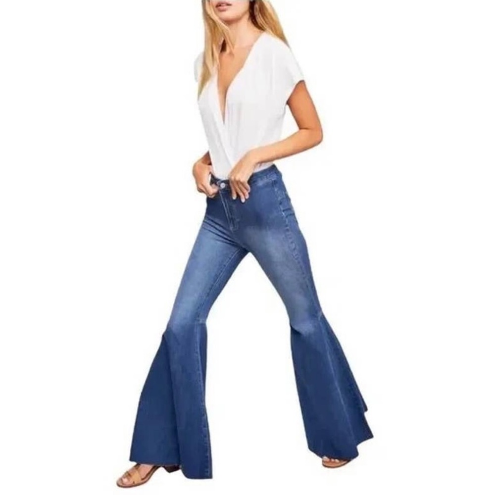 Free People Just Float On Flare Jeans